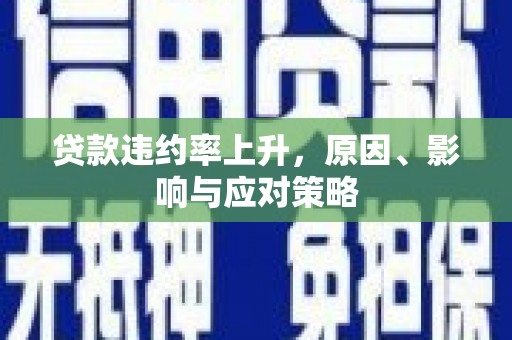合江贷款违约率上升，原因、影响与应对策略