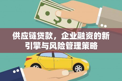 合江供应链贷款，企业融资的新引擎与风险管理策略