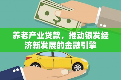 合江养老产业贷款，推动银发经济新发展的金融引擎