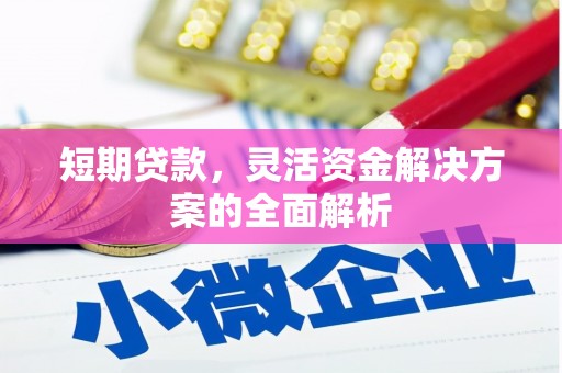 合江短期贷款，灵活资金解决方案的全面解析